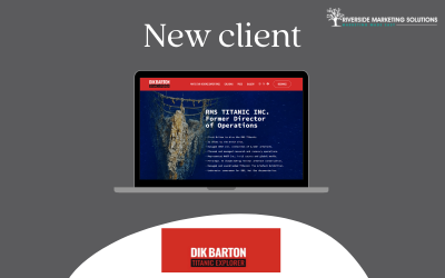 Say hello to our new client, Dik Barton, Titanic Explorer